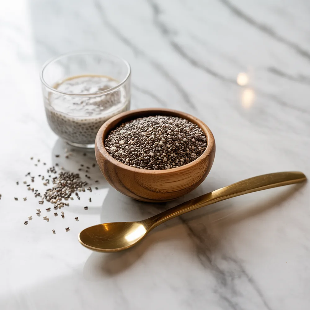Chia Seeds Nutrition: The Full Profile and Facts photographed in warm natural light