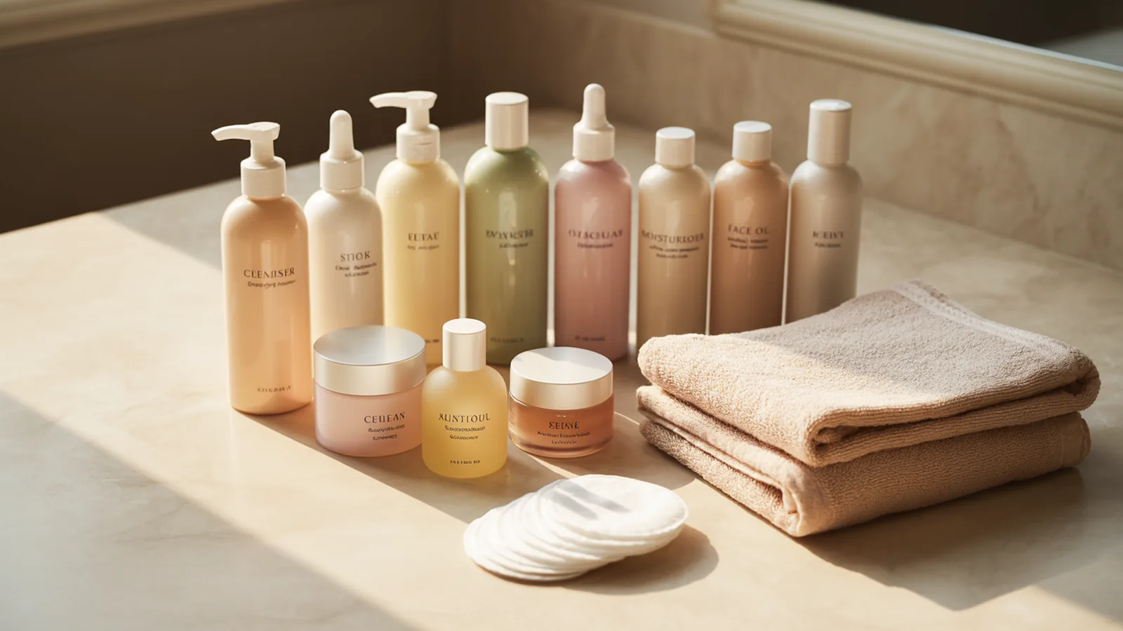 Skincare Routine Order: The Full Guide photographed in warm natural light