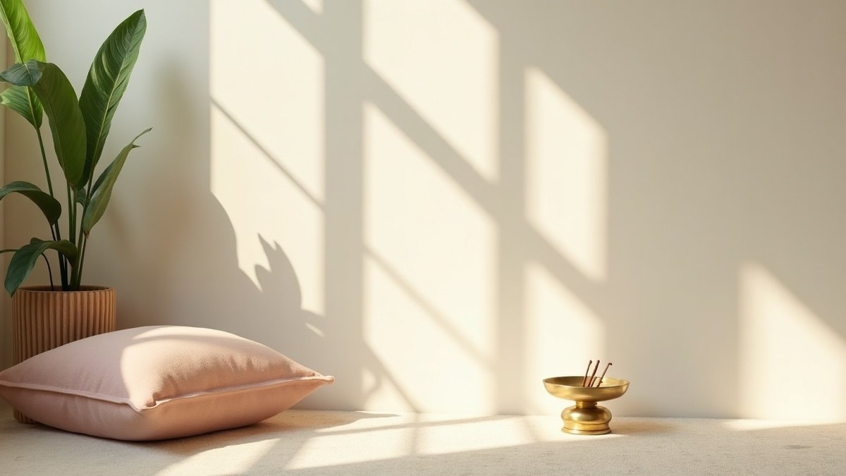 Small Apartment Meditation Corner