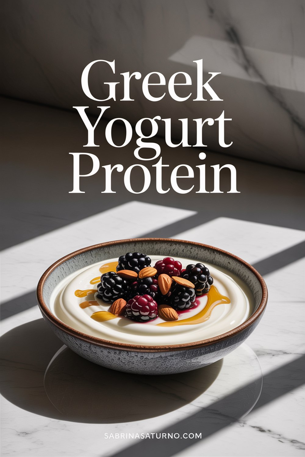 Pinterest pin for Greek Yogurt Protein: How Much Per Cup