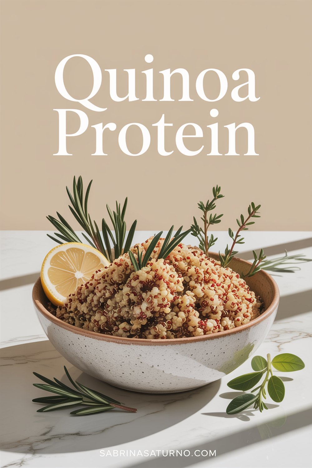 Pinterest pin for Quinoa Protein: How Much Per Cup Cooked
