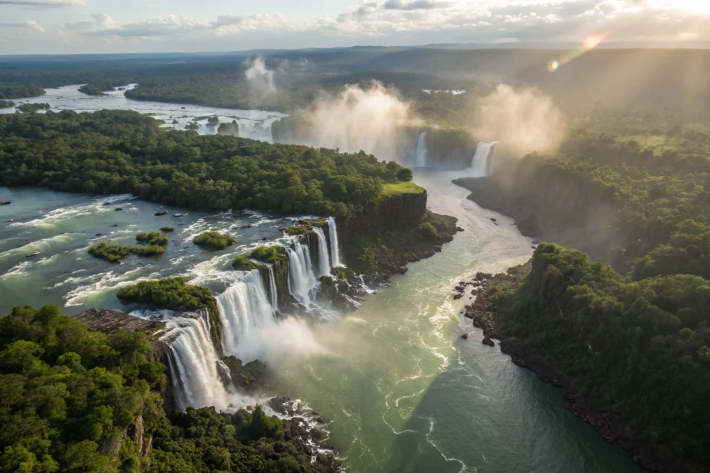 Iguazú Falls view from argentina travel itinerary