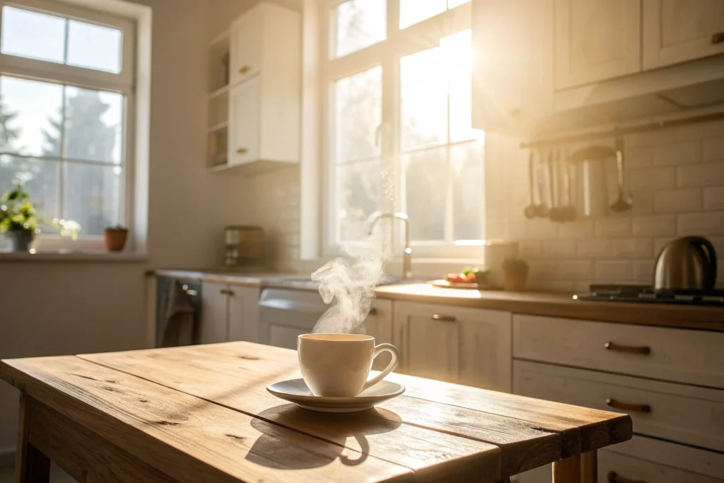 Morning ritual of calm after leaving CSBB Wells Fargo